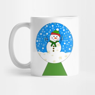 SNOWMAN Snowglobe Mug